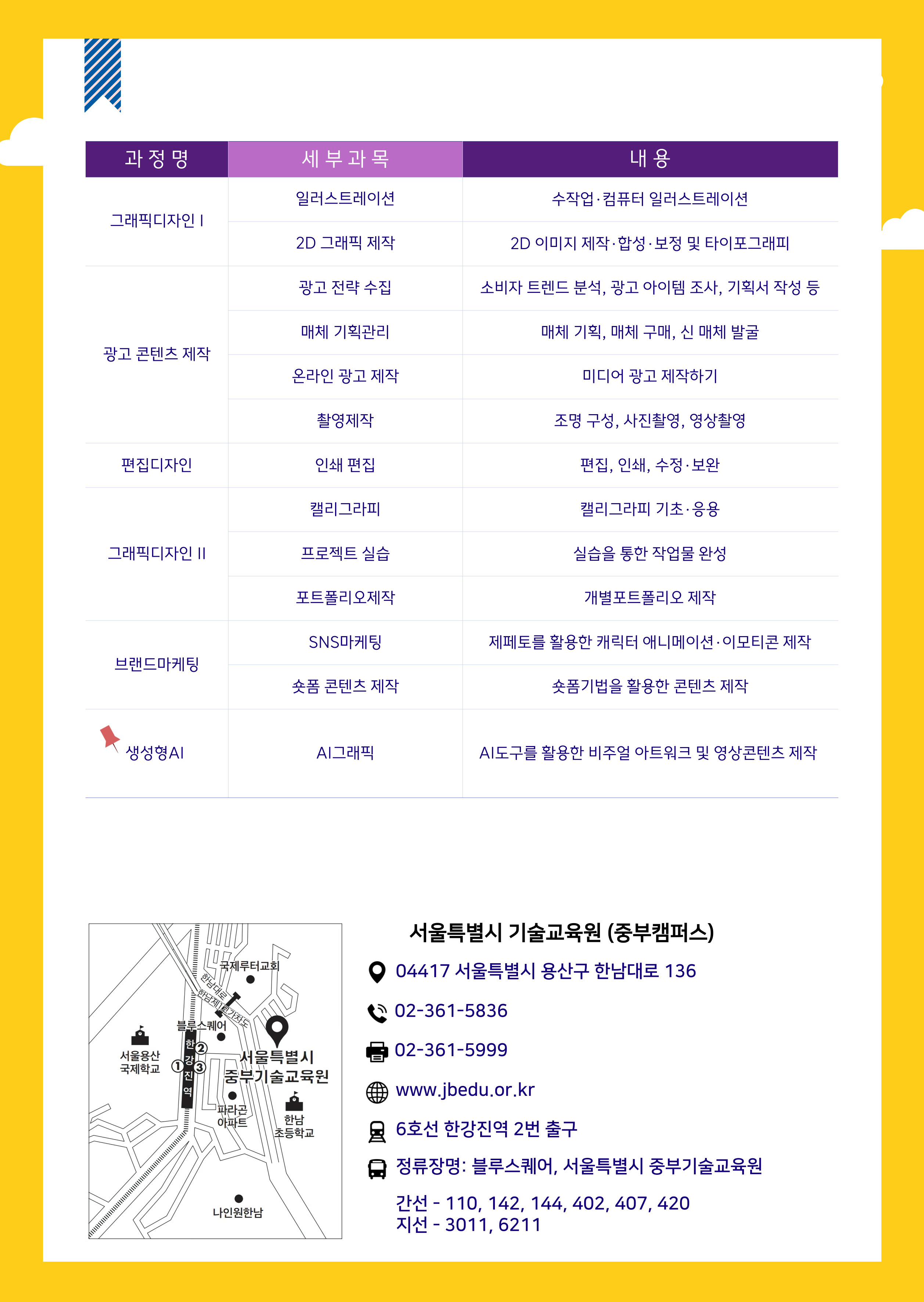 컴퓨터 그래픽 디자인 실무자 양성과정 뒤